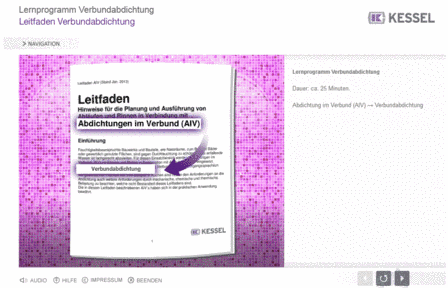 Lernprogramm Verbundabdichtung